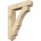 Ekena Millwork Balboa Arts and Crafts Rough Sawn Bracket w/ Offset Brace, Douglas Fir, 8"W x 36"D x 44"H BKT0806X36X44BOA03RDF - alternate 1